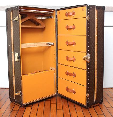 vintage Louis Vuitton wardrobe trunk